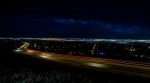 Nose Hill Parking Lot Night View