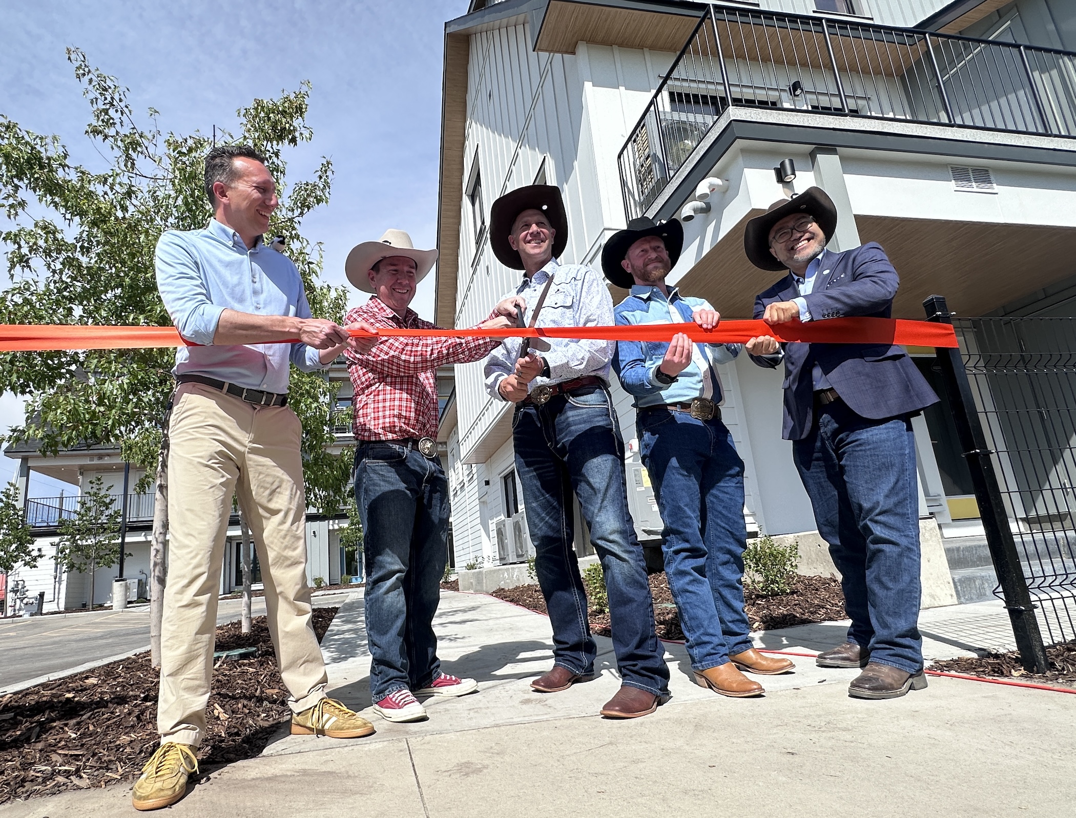 Ribbon cut on 16 new affordable homes in Mount Pleasant